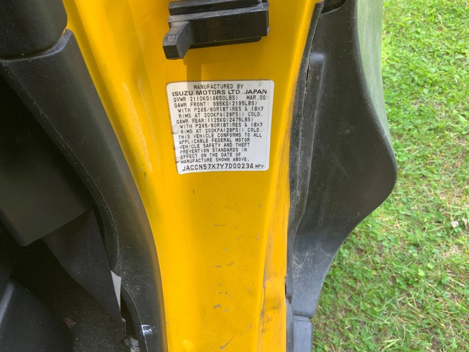 2000 Isuzu VehiCROSS - Image 12 of 17