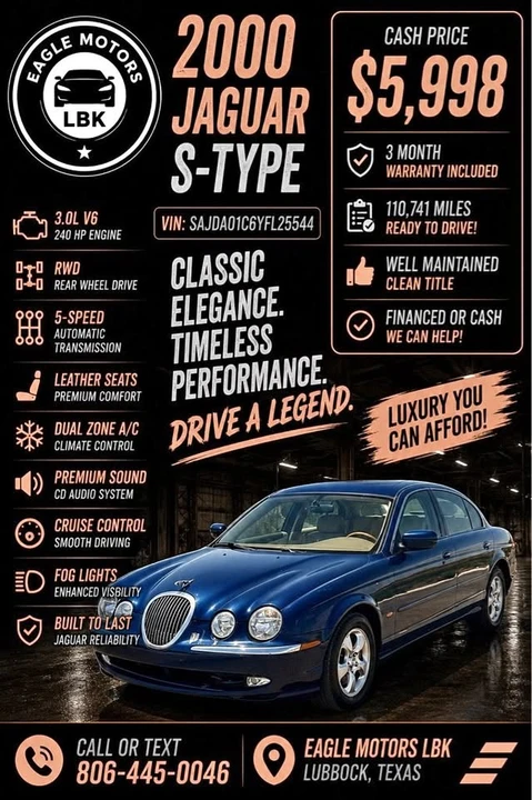 2000 Jaguar S-Type 2nd Gen - Image 1 of 20