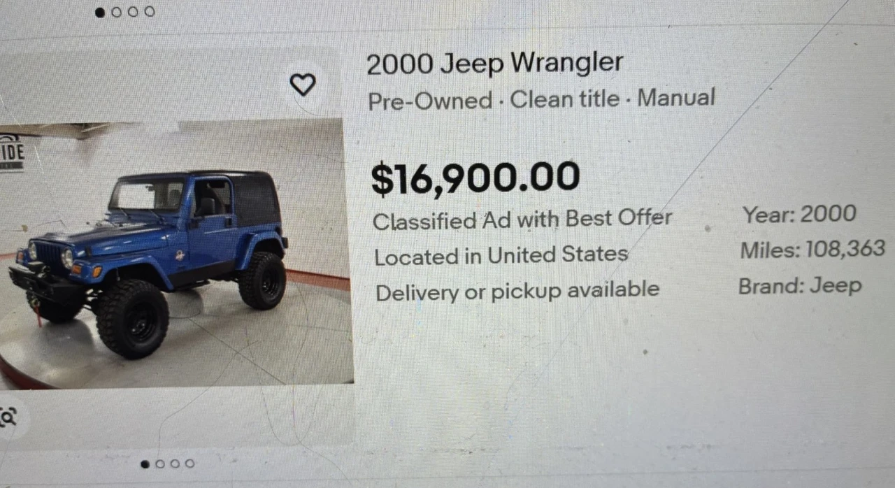 2000 Jeep TJ Wrangler - Image 24 of 24