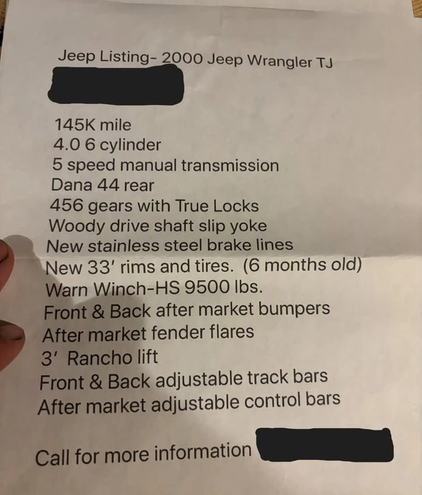 2000 Jeep TJ Wrangler - Image 19 of 19