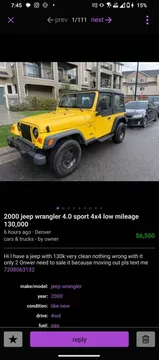 2000 Jeep Wrangler