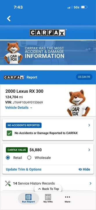 2000 Lexus RX 1st Gen - Image 18 of 20