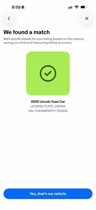 2000 Lincoln Continental 9th Gen - Image 10 of 10