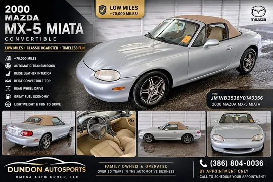 2000 Mazda MX-5 Miata Convertible