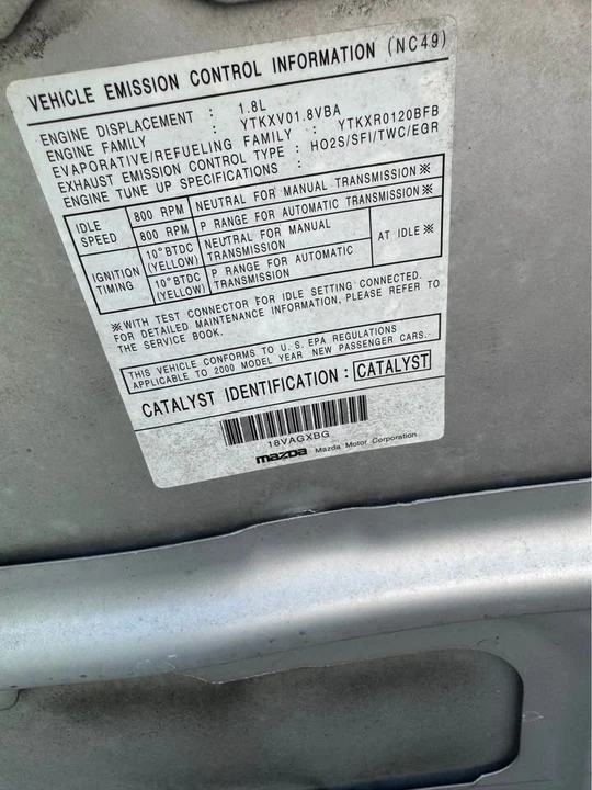 2000 Mazda NB MX-5 Miata - Image 7 of 7