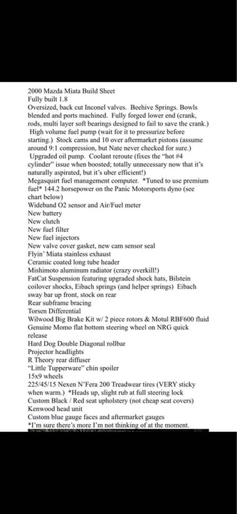 2000 Mazda NB MX-5 Miata - Image 7 of 8