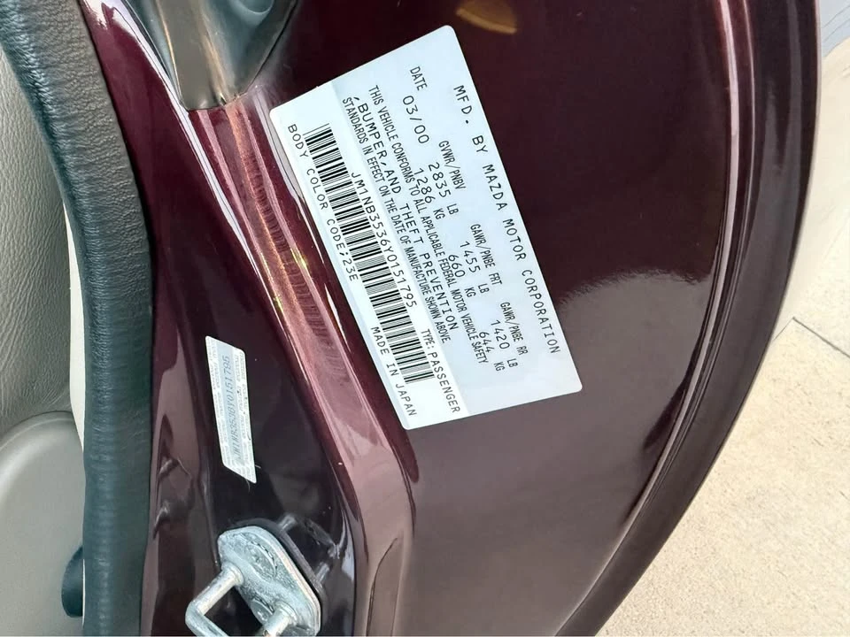 2000 Mazda NB MX-5 Miata - Image 15 of 16