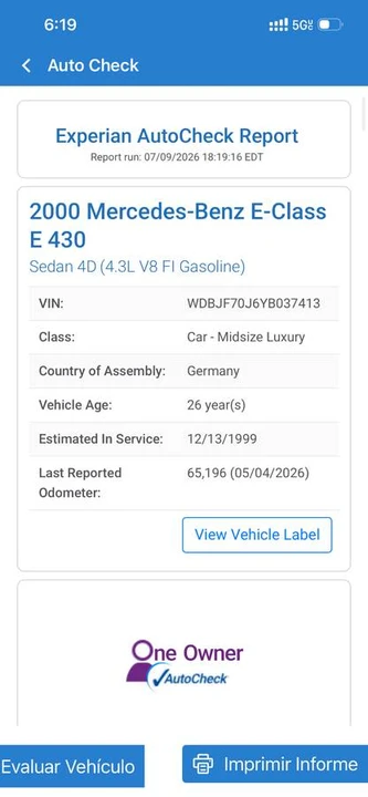 2000 Mercedes-Benz W210 E-Class - Image 21 of 21