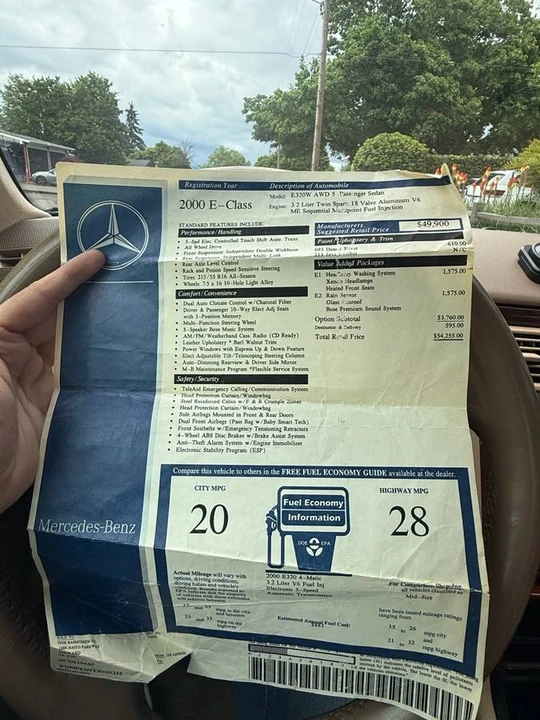 2000 Mercedes-Benz W210 E-Class - Image 12 of 17