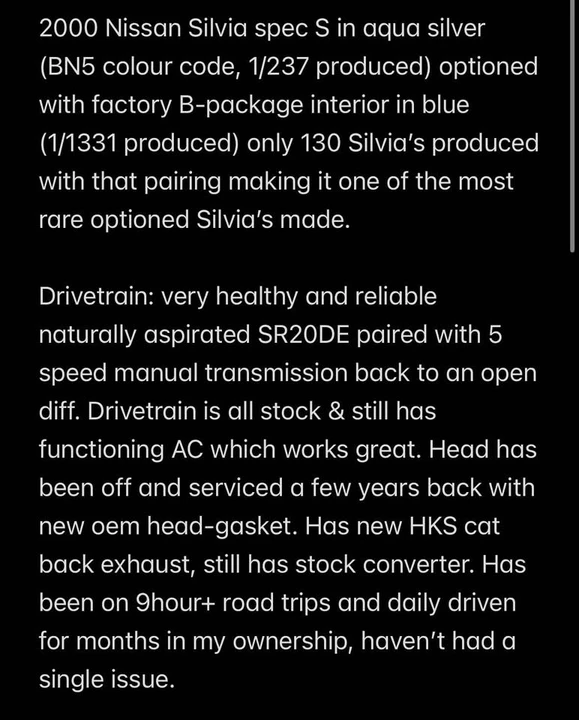2000 Nissan S14 Silvia - Image 12 of 15