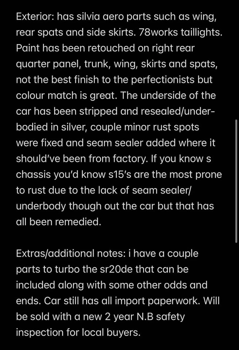 2000 Nissan S14 Silvia - Image 14 of 15
