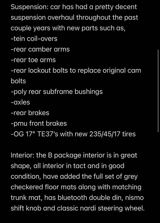 2000 Nissan S14 Silvia - Image 13 of 15