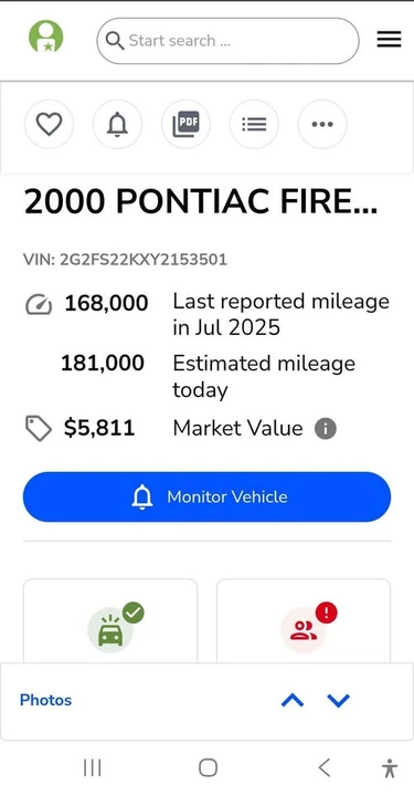 2000 Pontiac Firebird 4th Gen - Image 6 of 7
