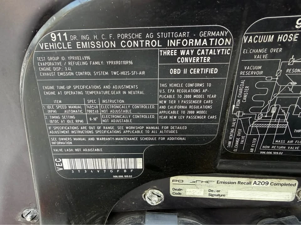 2000 Porsche 996 Carrera - Image 12 of 20