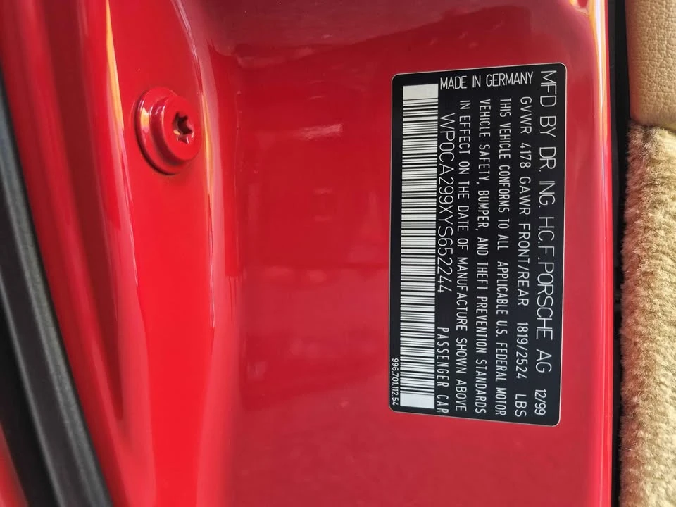 2000 Porsche 996 Carrera 4 - Image 14 of 16