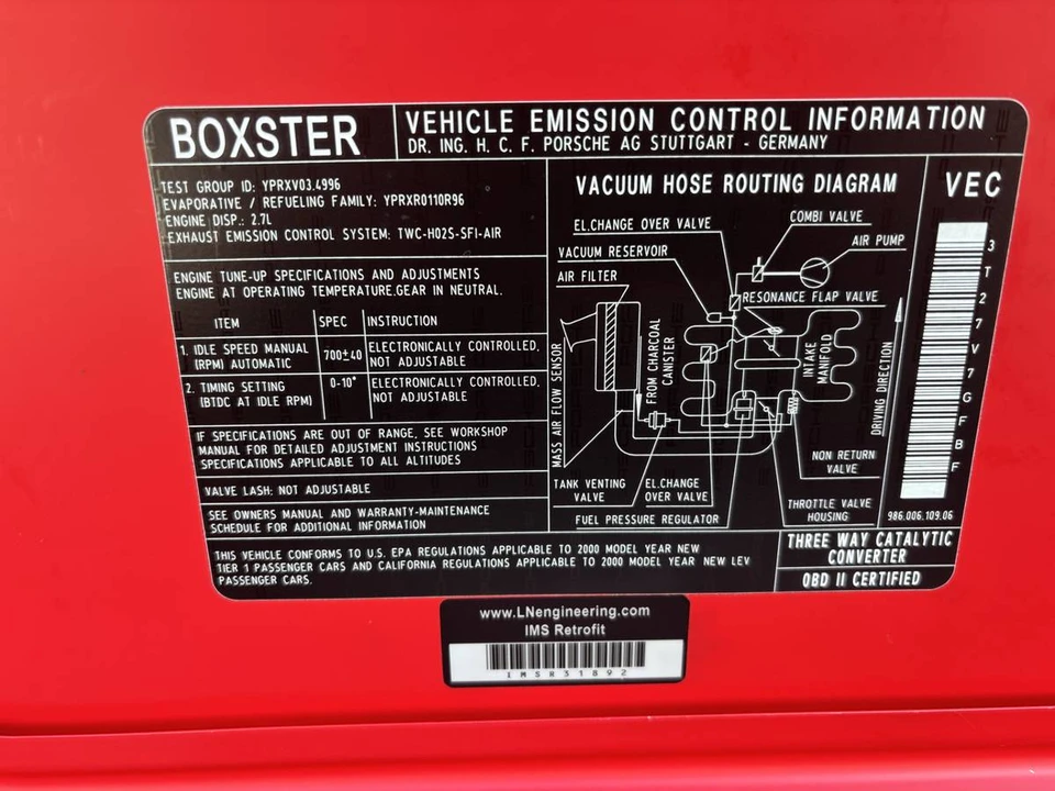 2000 Porsche 986 Boxster - Image 12 of 15