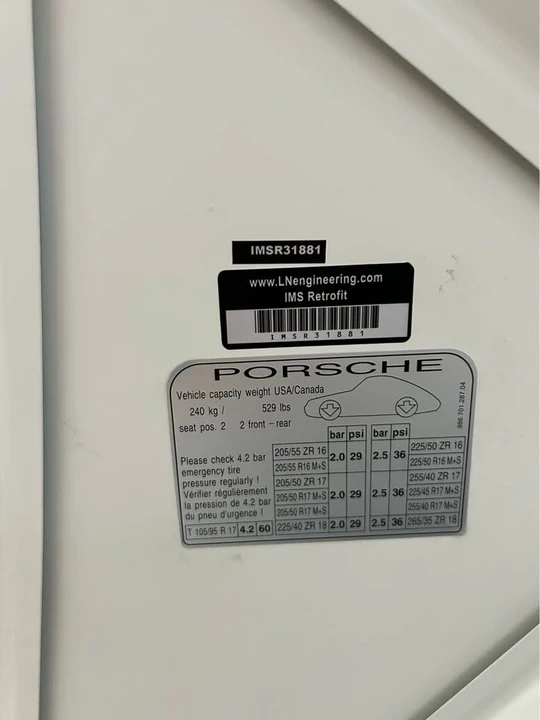 2000 Porsche 986 Boxster - Image 9 of 14
