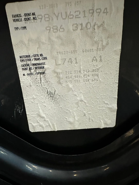 2000 Porsche 986 Boxster S - Image 15 of 16