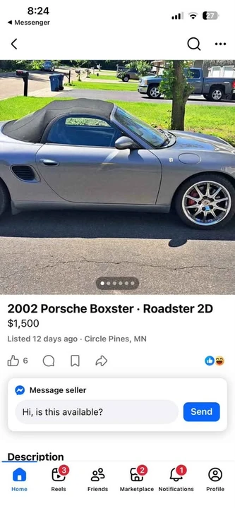 2000 Porsche 986 Boxster S - Image 15 of 17