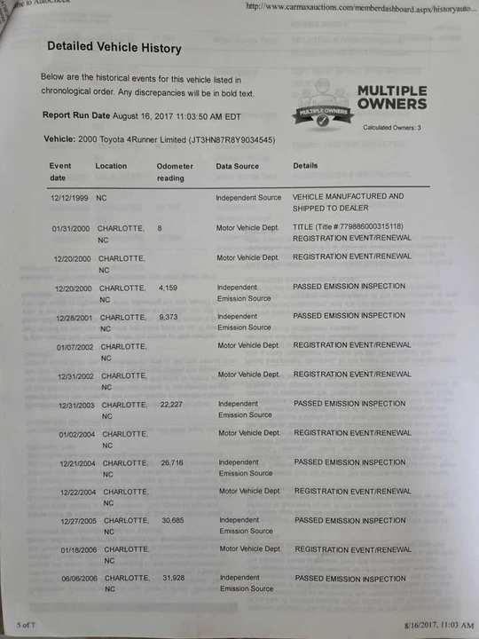 2000 Toyota 4Runner 3rd Gen - Image 14 of 16
