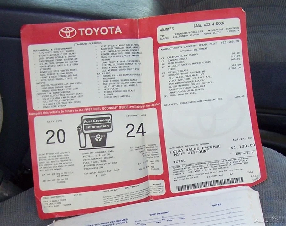 2000 Toyota 4Runner 3rd Gen - Image 13 of 21