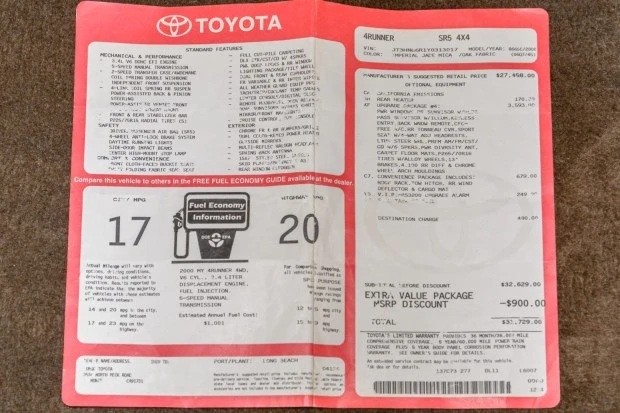 2000 Toyota 4Runner 3rd Gen - Image 8 of 8