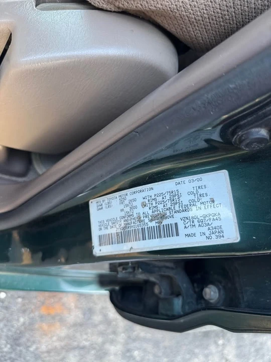 2000 Toyota 4Runner 3rd Gen - Image 8 of 13