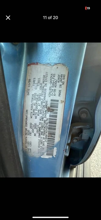 2000 Toyota 4Runner 3rd Gen - Image 6 of 9