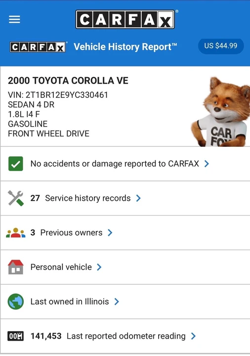 2000 Toyota Corolla 8th Gen - Image 21 of 21