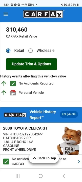 2000 Toyota Celica 7th Gen - Image 8 of 9
