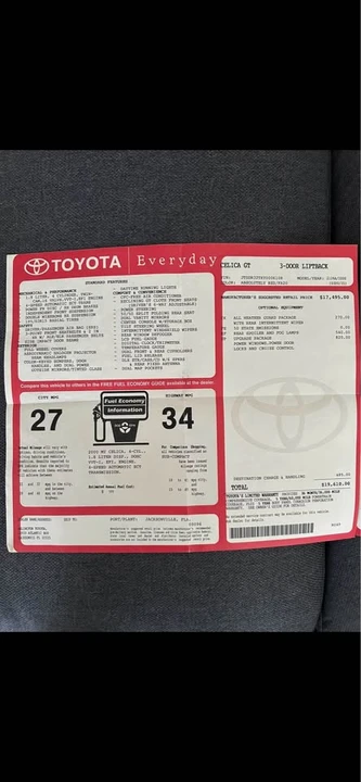 2000 Toyota Celica 7th Gen - Image 8 of 11