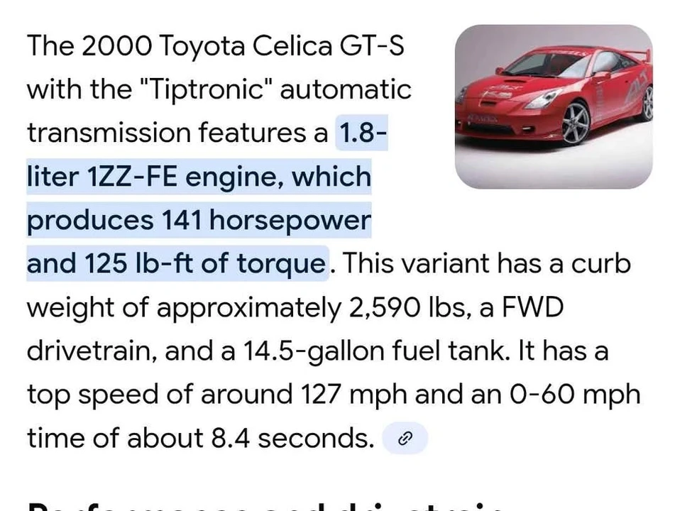 2000 Toyota Celica 7th Gen - Image 2 of 19