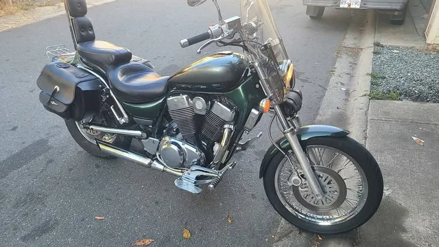 2000 intruder 1400 with all the upgrades. Very fast and very loud