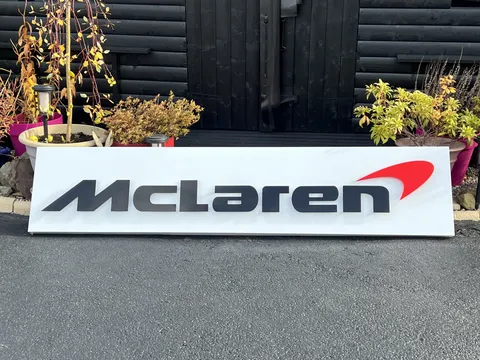 McLaren Track Promotional Sign