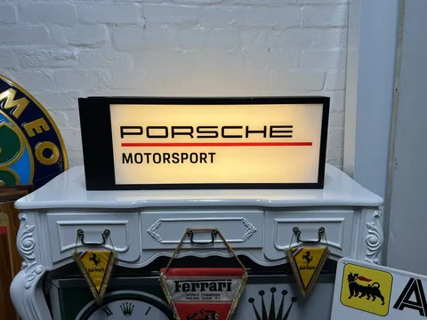 Porsche Motorsport Illuminated Sign