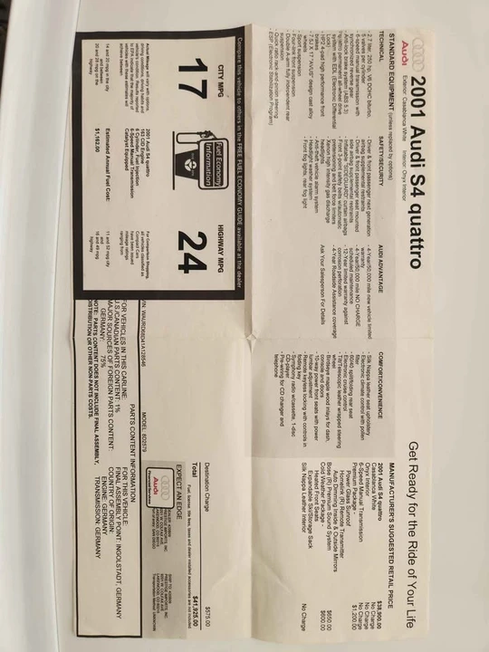 2001 Audi B5 S4 - Image 9 of 16