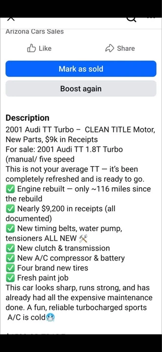 2001 Audi TT Mk1 - Image 2 of 11