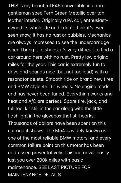 2001 BMW E46 3 Series - Image 3 of 16
