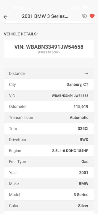 2001 BMW E46 3 Series - Image 11 of 11