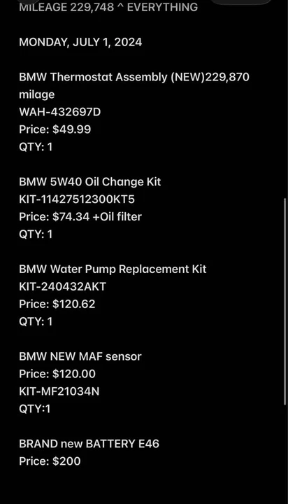 2001 BMW E46 3 Series - Image 5 of 6