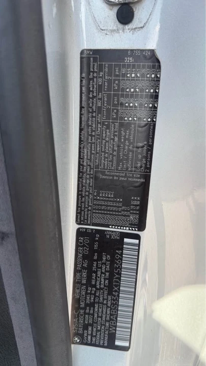 2001 BMW E46 3 Series - Image 11 of 12
