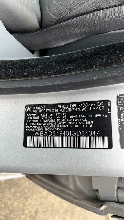 2001 BMW E39 5 Series - Image 6 of 10