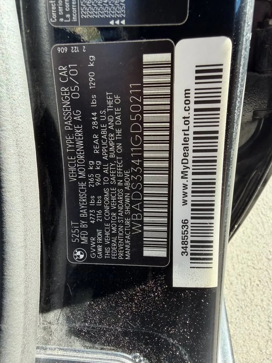 2001 BMW E39 5 Series - Image 19 of 20