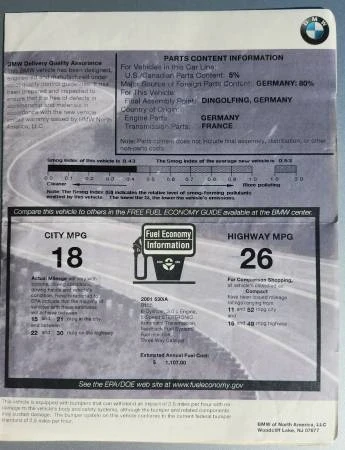 2001 BMW E39 5 Series - Image 10 of 14