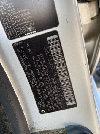 2001 BMW E39 540i - Image 12 of 18