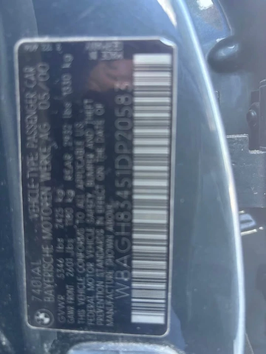 2001 BMW E38 7 Series - Image 10 of 10