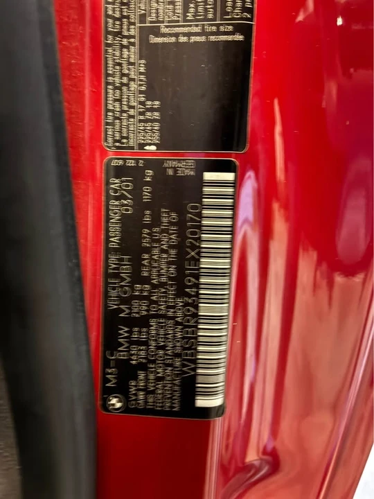 2001 BMW E46 M3 - Image 9 of 9