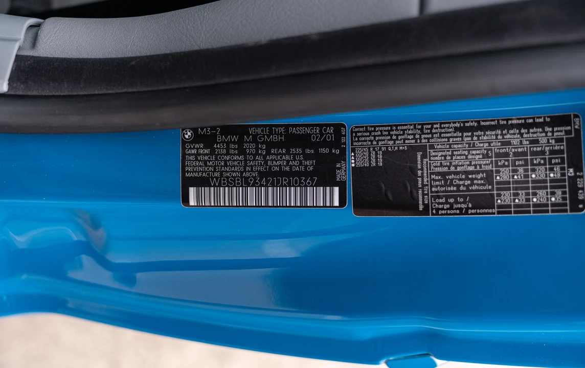 2001 BMW E46 M3 - Image 31 of 31