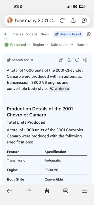2001 Chevrolet Camaro 4th Gen - Image 18 of 18