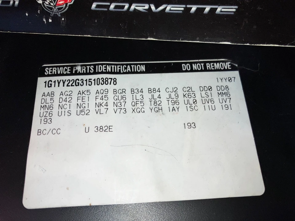 2001 Chevrolet Corvette C5 - Image 16 of 17